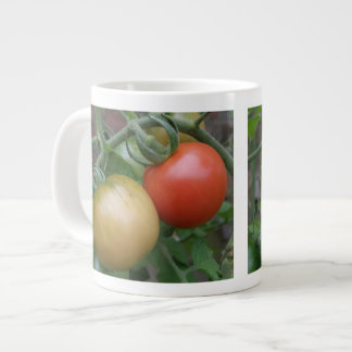 Taza De Café Gigante Mug de tomates naranjas y rojos