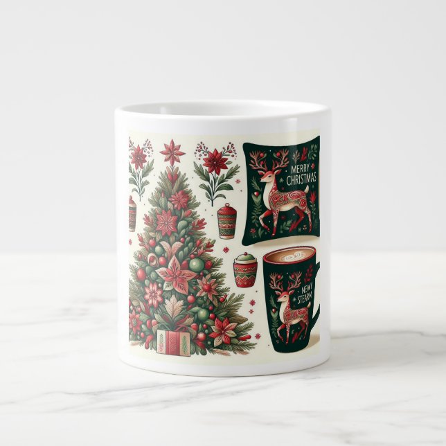 Taza De Café Gigante Mug especial de navidades (Frente)