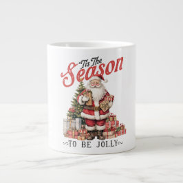 Taza De Café Gigante Mug especial de Navidades de Santa Claus