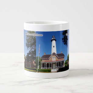 Taza De Café Gigante Mug especial del faro de St. Simons