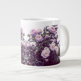 Taza De Café Gigante Mug fotográfico de arbustos Rosas