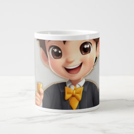 Taza De Café Gigante Mug, graduada de la fiesta