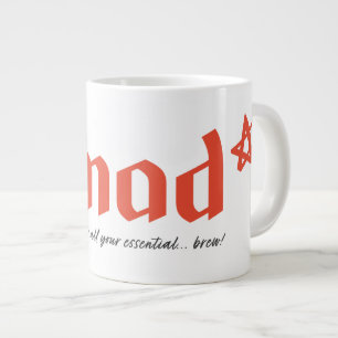 Taza De Café Gigante Mug grande de brea esencial