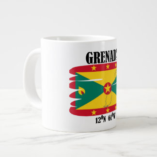 Taza De Café Gigante Mug Grenada de bonito diseño
