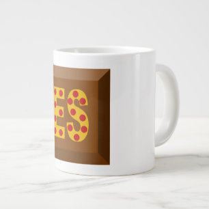 TAZA DE CAFÉ GIGANTE MUG JUMBO BLANCA CHOCOLATE CARAMELOS ES ESPANA