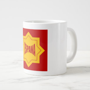 TAZA DE CAFÉ GIGANTE MUG JUMBO BLANCA ESPANA