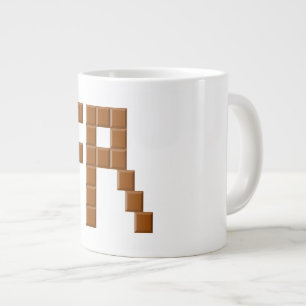 TAZA DE CAFÉ GIGANTE MUG JUMBO BLANCHE FRANCE CHOCOLAT