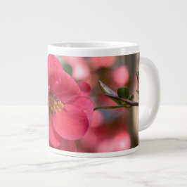 Taza De Café Gigante Mug Jumbo con flores
