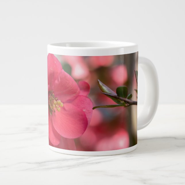 Taza De Café Gigante Mug Jumbo con flores (Derecha)