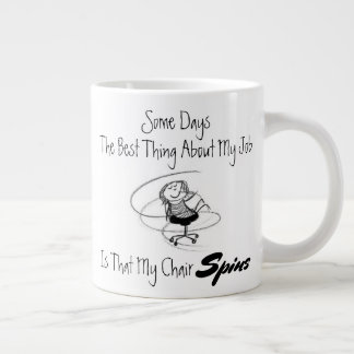 Taza De Café Gigante Mug Jumbo con silla
