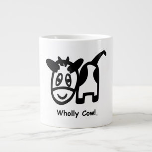 Taza De Café Gigante Mug Jumbo de vaca entera