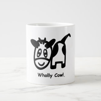 Taza De Café Gigante Mug Jumbo de vaca entera