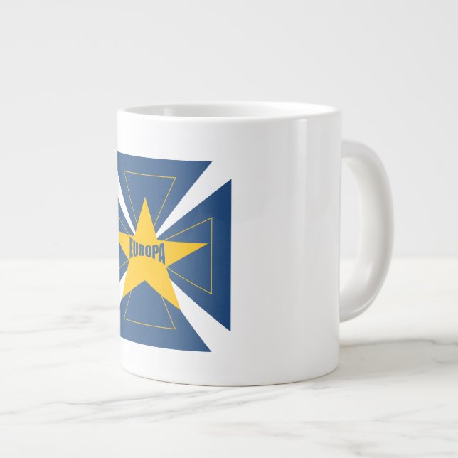 TAZA DE CAFÉ GIGANTE MUG JUMBO EUROPA (Derecha)