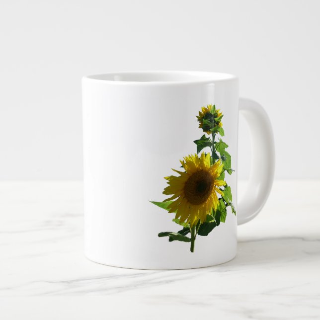 Taza De Café Gigante Mug (Jumbo) - Girasol (Derecha)