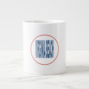 TAZA DE CAFÉ GIGANTE MUG JUMBO VIRGINIA BEACH