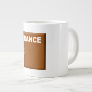 TAZA DE CAFÉ GIGANTE MUG JUMBO WHITE CHOCOLAT FRANCE