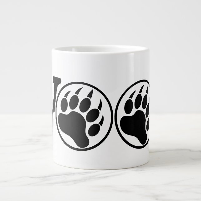 Taza De Café Gigante Mug Jumbo WOOF (20 oz) (Frente)