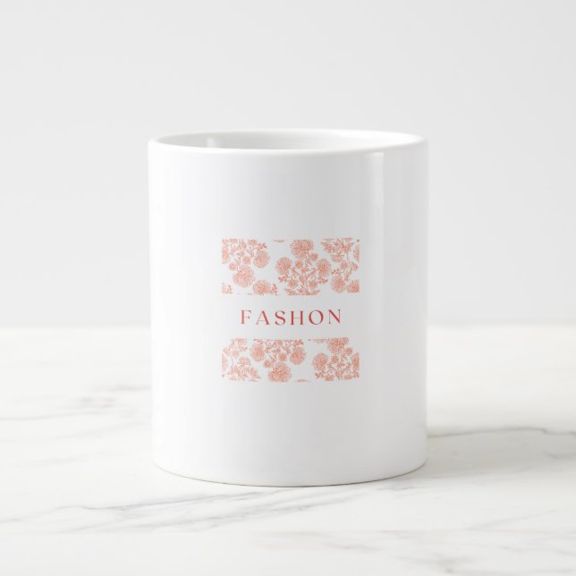 Taza De Café Gigante Mug muestra de café moda  (Frente)