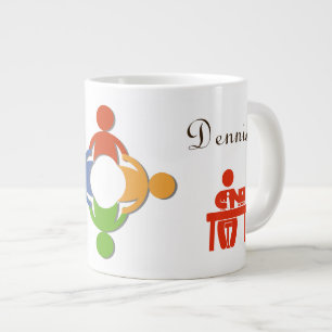 Taza De Café Gigante Mug Para Consejeros/Trabajador Social