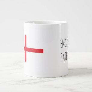 Taza De Café Gigante Mug patriota inglés