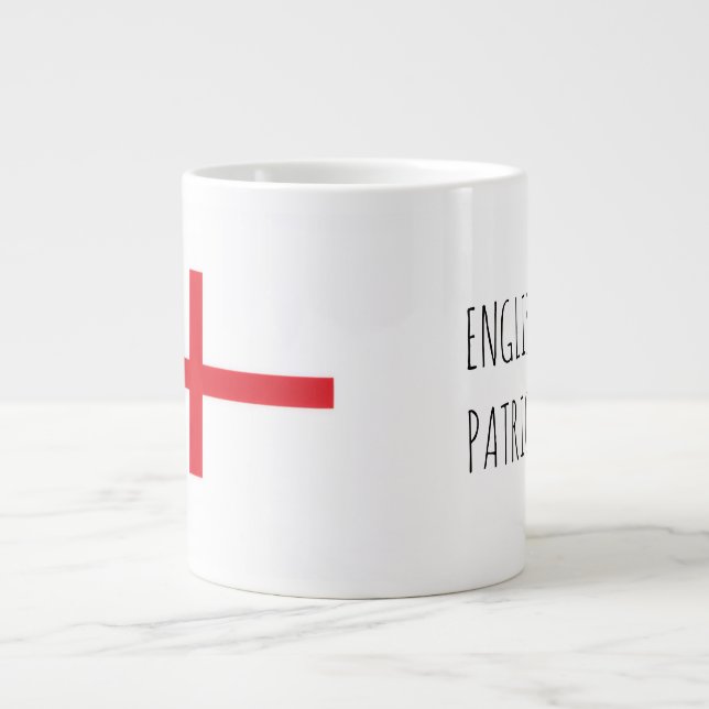 Taza De Café Gigante Mug patriota inglés (Frente)