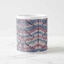 Mug - Patrón de ventilador de Knit