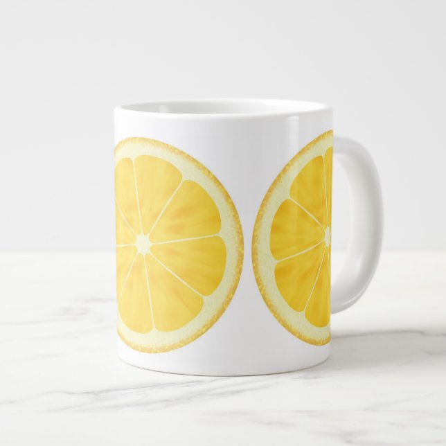 Taza De Café Gigante Mug - Té limón (Derecha)