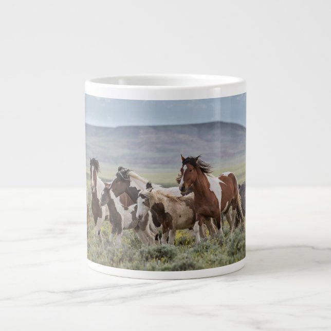 Taza De Café Gigante Mug "Trueno y relámpago" (Frente)