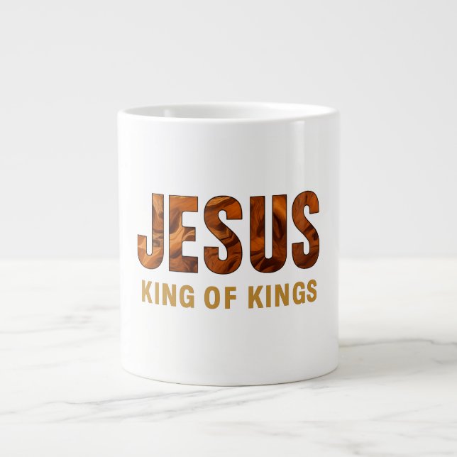 Taza De Café Gigante Mug with Jesus Messiah (Frente)