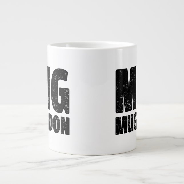 Taza De Café Gigante MugMugeddon - Mug tamaño gigantesco (Frente)