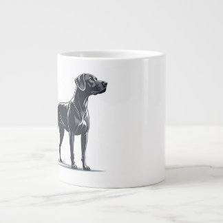 Taza De Café Gigante Mugre amante de la moda de perro