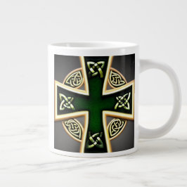 Taza De Café Gigante Mugre celta verde