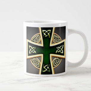 Taza De Café Gigante Mugre celta verde