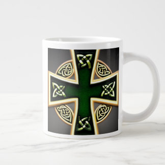 Taza De Café Gigante Mugre celta verde