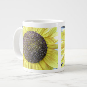 Taza De Café Gigante Mugre de girasol amarillo