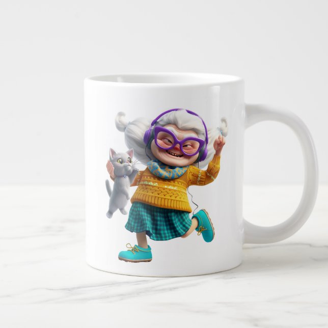 Taza De Café Gigante Mugre de regalo (Derecha)