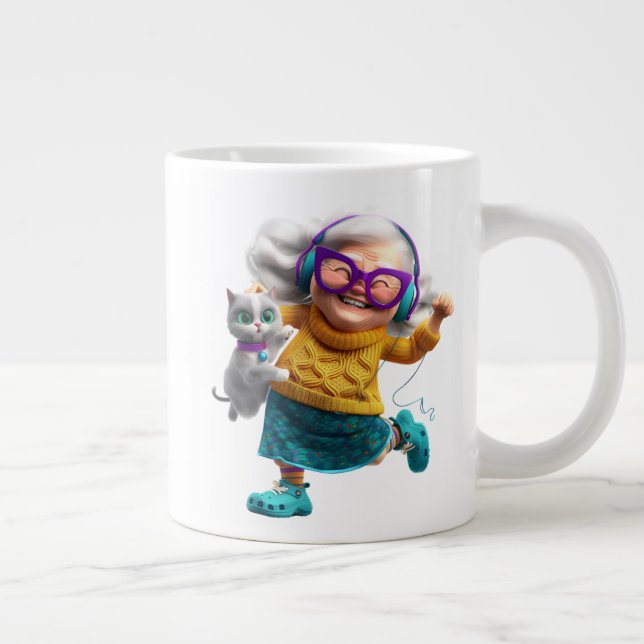 Taza De Café Gigante Mugre de regalo (Derecha)