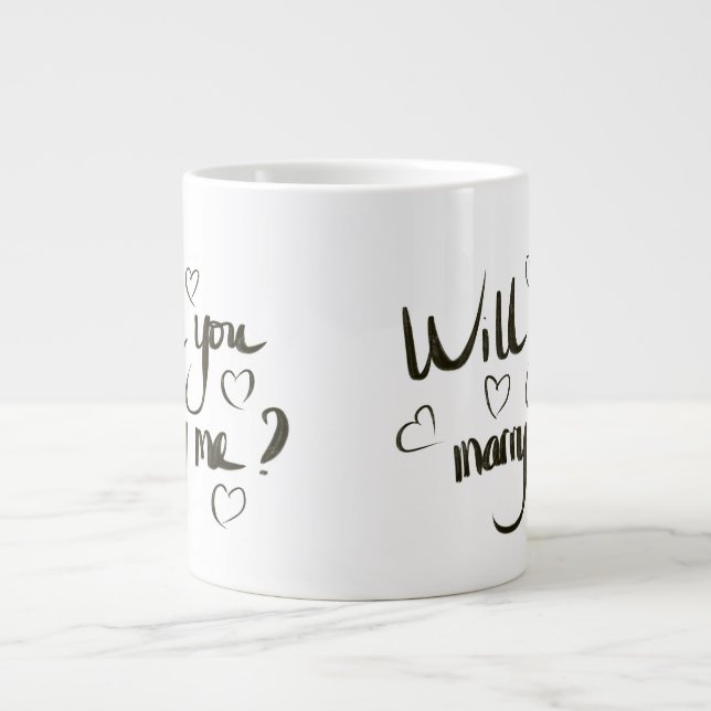 Taza De Café Gigante Mugre de té gigante para beber a diario (Frente)