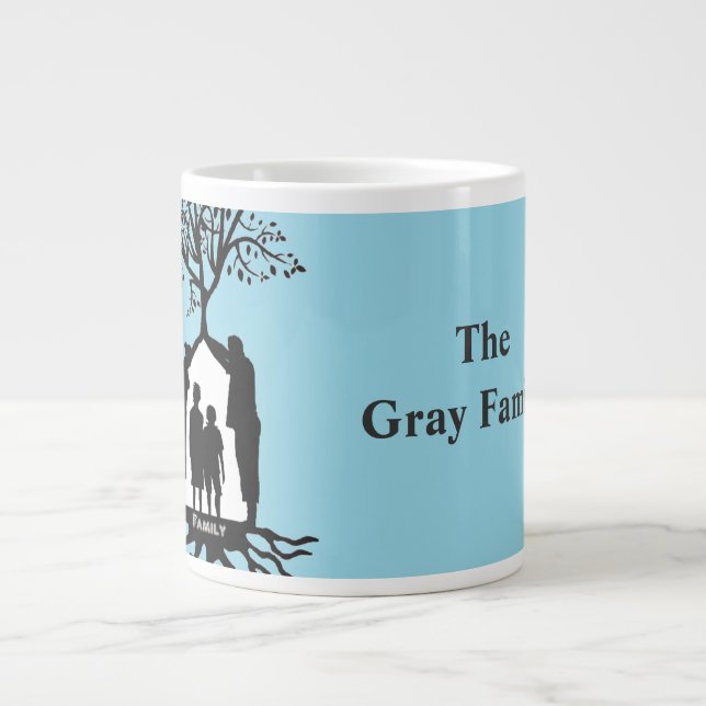 Taza De Café Gigante Mugre familiar (Frente)