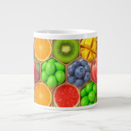 Taza De Café Gigante Mugre frutal
