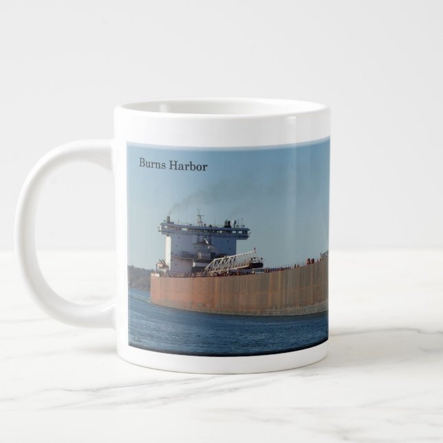 Taza De Café Gigante Mugre gigante de Burns Harbour (Izquierda)