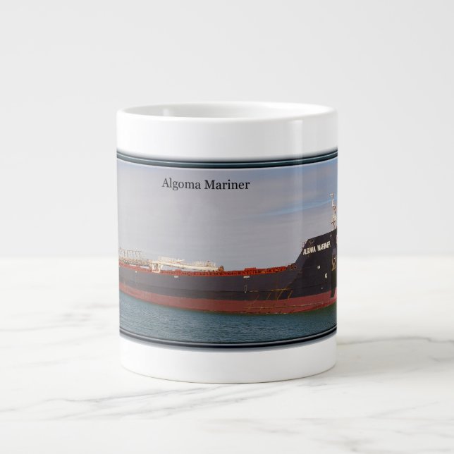 Taza De Café Gigante Mugre jumbo de Algoma Mariner (Frente)