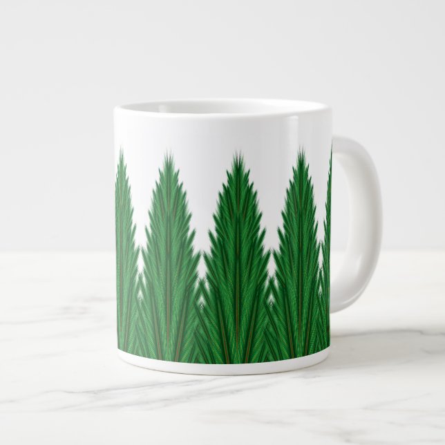Taza De Café Gigante Mugre Jumbo De Pines Mirrados (Derecha)
