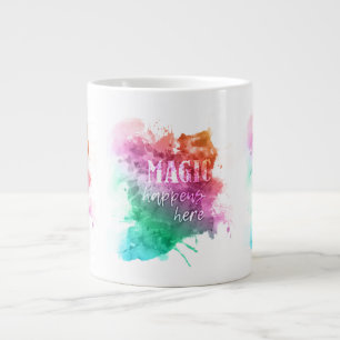 Taza De Café Gigante Mugre jumbo "mágico"