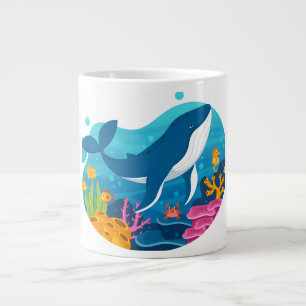 Taza De Café Gigante Mugre marina