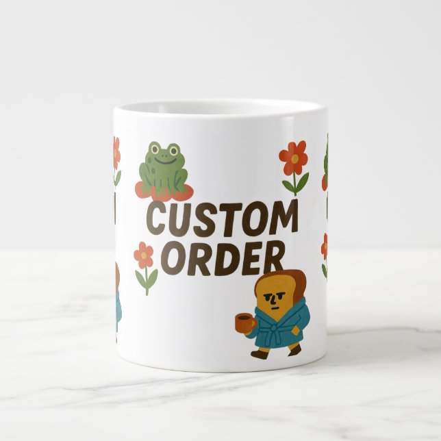 Taza De Café Gigante Mugs & Cups (Frente)