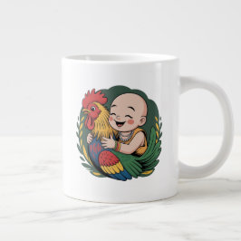 Taza De Café Gigante Mugs & Cups | Chloe Baby Abraza El Rooster