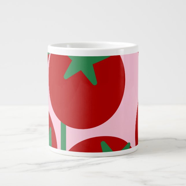Taza De Café Gigante Mugs logo tomate  (Frente)