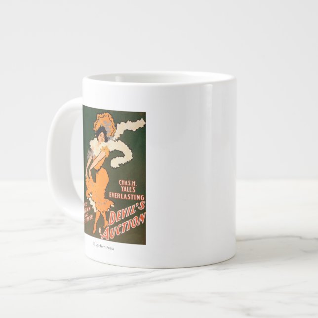 Taza De Café Gigante Mujer de la subasta del diablo en teatro del traje (Izquierda)
