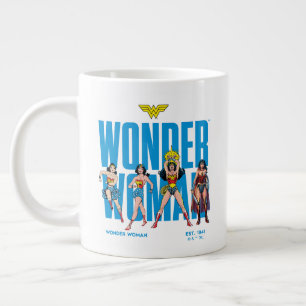Taza De Café Gigante Mujer Maravilla Leyendas Gráficas para Siempre